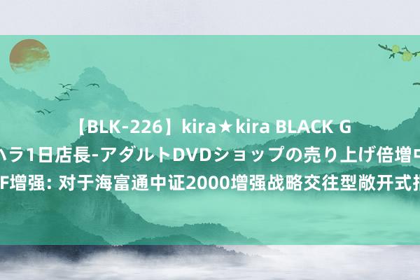 【BLK-226】kira★kira BLACK GAL 黒ギャル露出セクハラ1日店長-アダルトDVDショップの売り上げ倍増中出し計画- EMIRI 2000ETF增强: 对于海富通中证2000增强战略交往型敞开式指数证券投资基金基金份额抓有东说念主大管帐票日停牌的提醒性公告