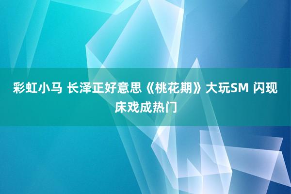 彩虹小马 长泽正好意思《桃花期》大玩SM 闪现床戏成热门